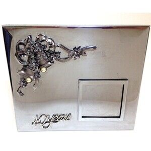 Vintage 40Th Anniversary Wind-Up Musical Photo Frame Holds 2.5" x 2.5" Photo